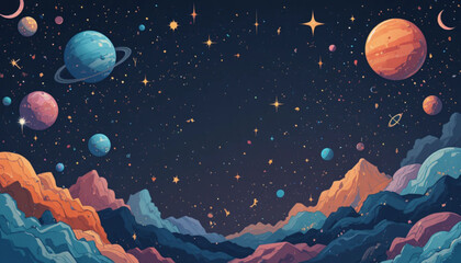 abstract space background