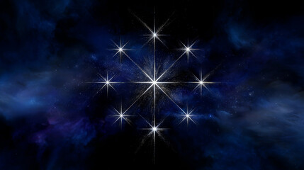 Centered starry night background evokes sense of wonder. high fidelity image with gigapixel detail creates magical and awe inspiring experience