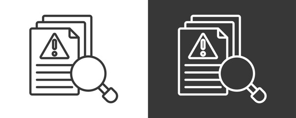Complaint Icon Set Vector Collection Isolated In Black And White