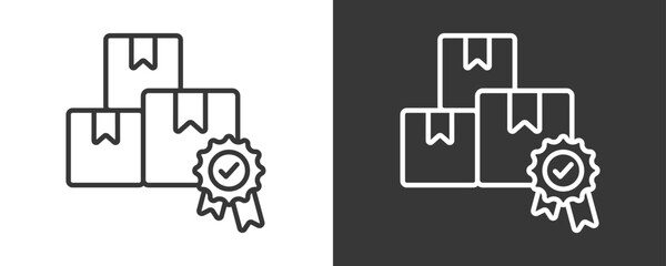 Product Icon Set Vector Collection Isolated In Black And White