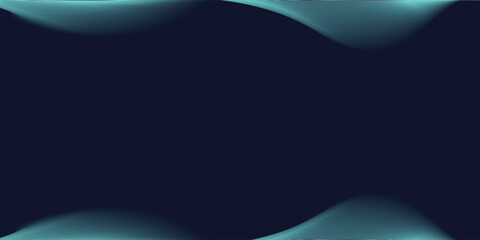Abstract dark blue background with wave line pattern. Futuristic technology concept. Suit for banner, poster, cover, brochure, flyer. Vector illustration
