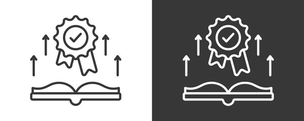 Improvement Icon Set Vector Collection Isolated In Black And White