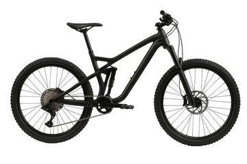 mountain bike isolated on a transparent background
