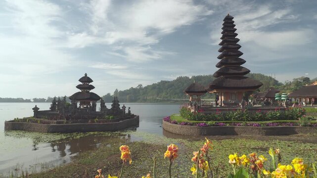 Pura Ulun Danu Beratan (Pura Bratan) in Bali, Indonesia
