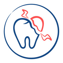 Obraz premium Broken Tooth