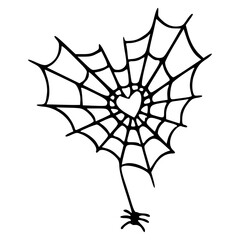 Halloween or romantic goth decoration