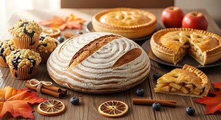 Fresh baked homemade apple pie, a tasty sweet dessert pastry with cinnamon on a plate