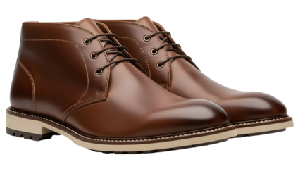 Polished leather ankle boots display refined craftsmanship against a dark backdrop