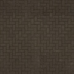 Detailed Brown Herringbone Brick Paving Pattern for Outdoor Surface Design