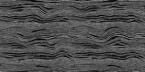 Wood texture imitation, white lines on black background, vector design