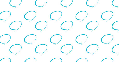 シンプルな丸パターン背景。手描き風の丸パターン素材。落書き風の丸パターン背景。