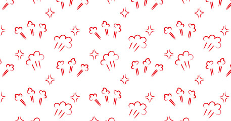 怒ってるイメージの柄。爆発風の抽象パターン背景。手描きのパターン背景。