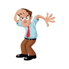 running man vector illustration