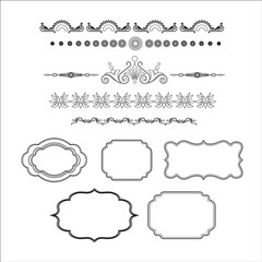 set of vintage frames