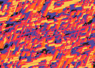 Abstract background with seamless pixel dazzle camouflage pattern