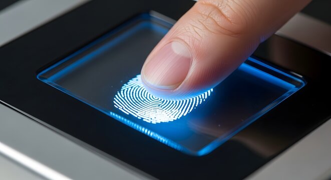 Fingerprint scanning technology for security and identification biometric access control system device