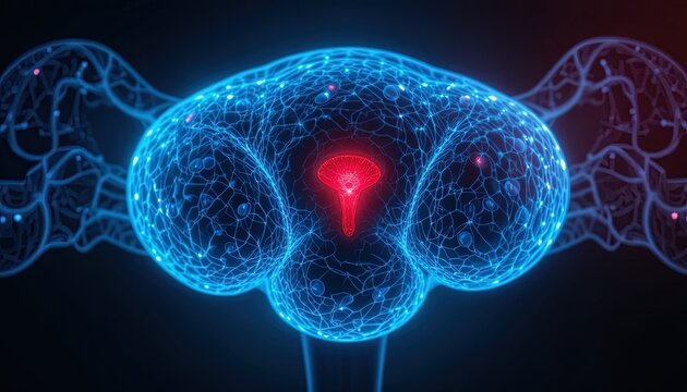 Explore the intricate human brain with glowing neural networks and vibrant synapses for neuroscience research and medical technology advancements today - Powered by Adobe