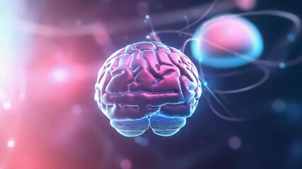 Human brain processing digital data and artificial intelligence concepts - Powered by Adobe