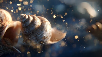 seashell on the beach
