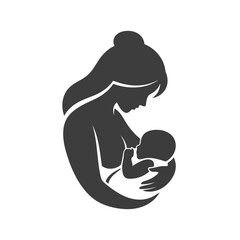 Mother breastfeeding her baby, a symbol of maternal love and care