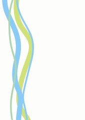 abstract colorful line blue green color