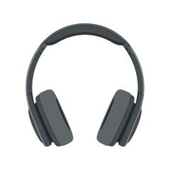 Modern gray headphones, perfect for music lovers and audiophiles