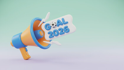 Goal megaphone success 2026 inspire victory vision motivate plan drive focus