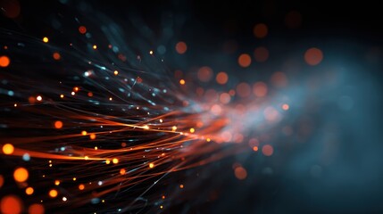 Fototapeta premium Abstract light trails design