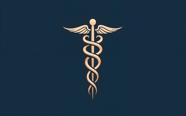 Vector unique medical logo design. High quality