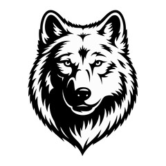 Arctic Wolf Face