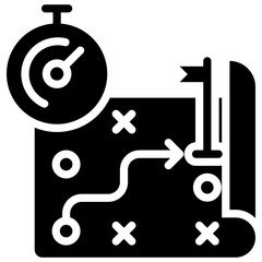 plan icon isolated on white background. vector illustration icon for time work management