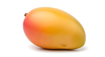 Single Ripe Mango Fruit, Isolated White Background
Fresh Tropical Summer Produce, Healthy Snack