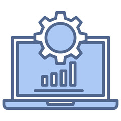 Development Blue Icon