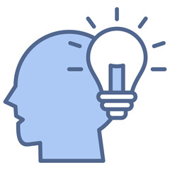 Mindset Blue Icon
