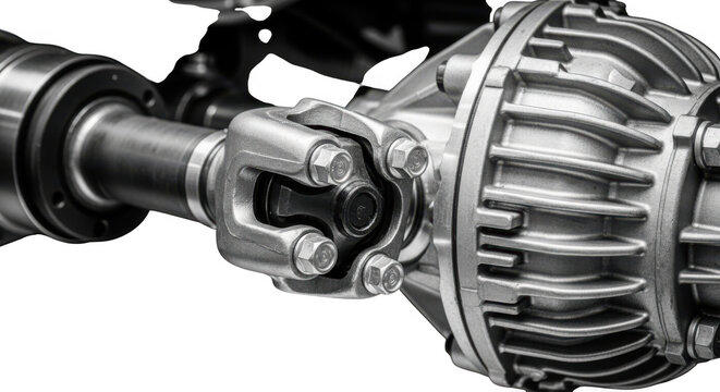 Automotive drivetrain parts: universal joint and differential