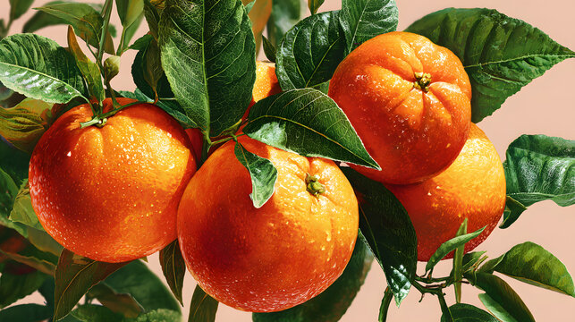 OrangesOnTreeWithLeaves