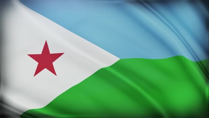 Flag of djibouti, great for africanthemed designs, educational materials, travel brochures, and cultural presentations. East africas national symbol.