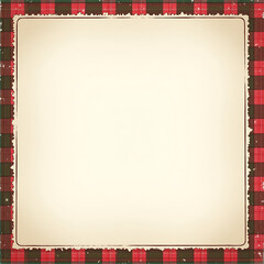 red background with frame