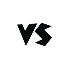 VS monogram logo design letter text name symbol monochrome logotype alphabet character simple logo