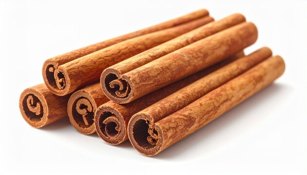 cinnamon sticks isolated on white - Powered by Adobe