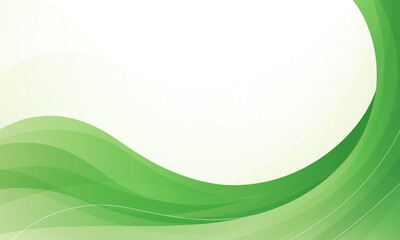 Abstract bright green wave pattern background vector illustration