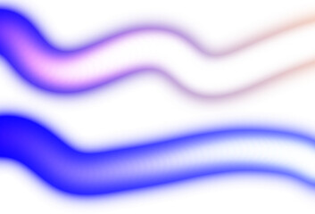 Abstract glowing neon colour wave overlay PNG. Transparent neon lines wavy flow glowing lights beams effect. Glowing colour gradient shape cutout on transparent background 