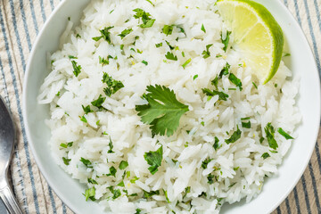 Homemade Mexican Cilantro Lime Rice