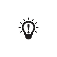 Alert Light Bulb Icon