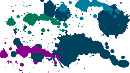 Abstract watercolor ink splash pattern texture design