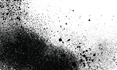 Abstract halftone dots grunge paper texture design. Distress overlay vector textures Distressed overlay texture. vector design	
