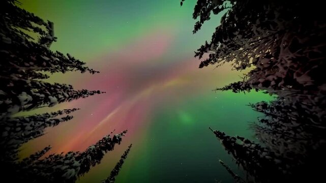 Spectacular Northern Lights in Alaska