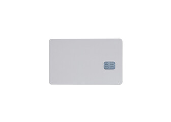 Blank credit card studio shot