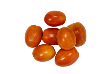 Red Tomatoes Isolated on a Transparent Background – A Fresh and Vibrant Culinary Ingredient Showcase