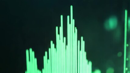 Analyzing digital data chart showing finance market trends - Powered by Adobe